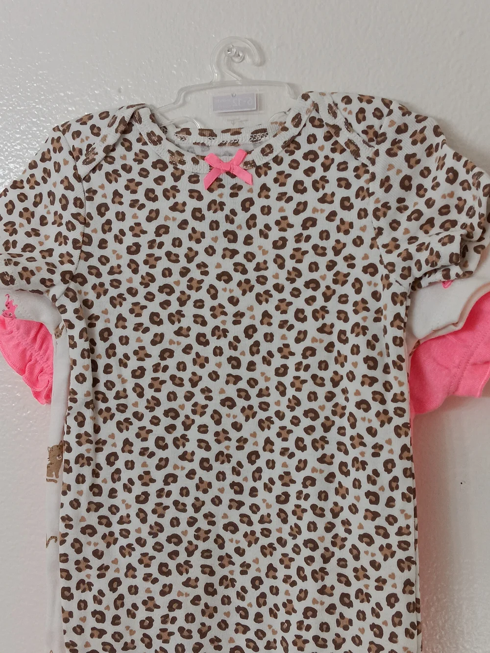 Child of Mine by Carter's Pink 'I ♥ Mommy' Baby Bodysuit - 6-12M (Set Of 3)